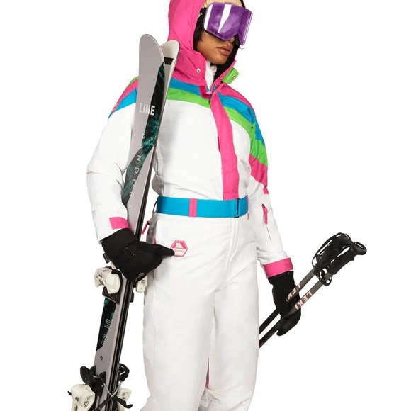 WOMEN'S DAYGLOW DREAM SNOW SUIT - worn once for about two hours - Picture 4 of 5